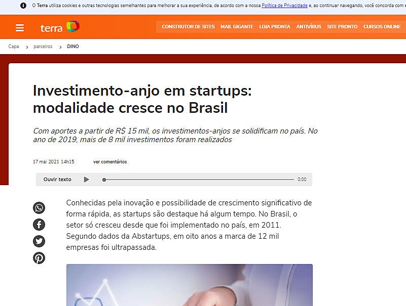 Investimento-anjo em startups: modalidade cresce no Brasil